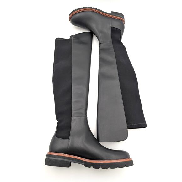 Stuart Weitzman Adrina City Over the Knee Boots Women's Black Size US5.5B EU36 - Picture 11 of 14